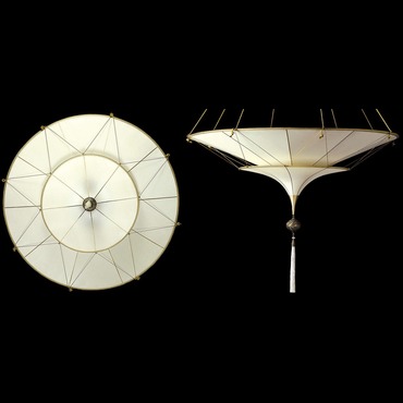 Scheherazade Silk Multi Tier Pendant | Venetian Designs at Lightology Scheherazade Silk Multi Tier Pendant