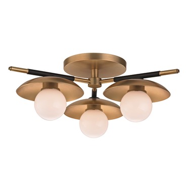 Julien Semi Flush Ceiling Light | Hudson Valley Lighting at Lightology Julien Semi Flush Ceiling Light