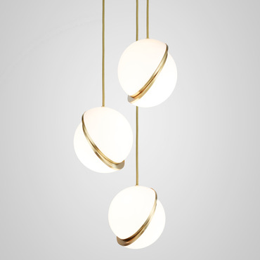 Mini Crescent Multi Light Pendant | Lee Broom at Lightology Mini Crescent Multi Light Pendant