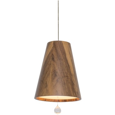 Conical Small Pendant with Crystal | Accord Iluminacao at Lightology Conical Small Pendant with Crystal