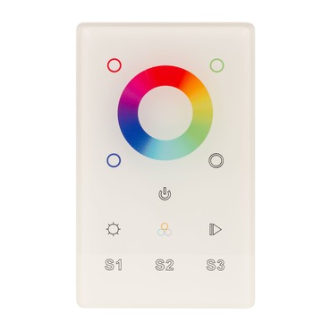 DMX 1-Zone RGB + RGBW Touch Controller