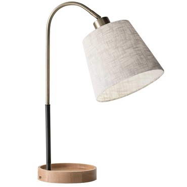 Jeffrey Table Lamp | Adesso Corp. at Lightology Jeffrey Table Lamp