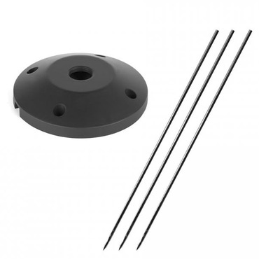 Surface Mount Flange/Stake Landscape Accessory | WAC Lighting at Lightology Surface Mount Flange/Stake Landscape Accessory