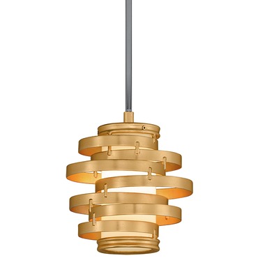 Vertigo Gold Leaf Pendant