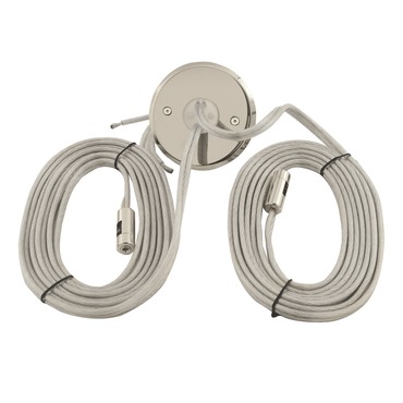 Monorail Adjustable Dual Center Feed Canopy