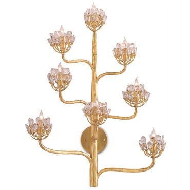 Agave Americana Wall Sconce | Currey and Company at Lightology Agave Americana Wall Sconce