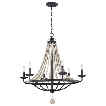 Nori 6 Light Chandelier | Visual Comfort Studio at Lightology Nori 6 Light Chandelier