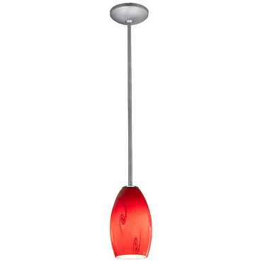Merlot Rod Pendant | Access at Lightology Merlot Rod Pendant