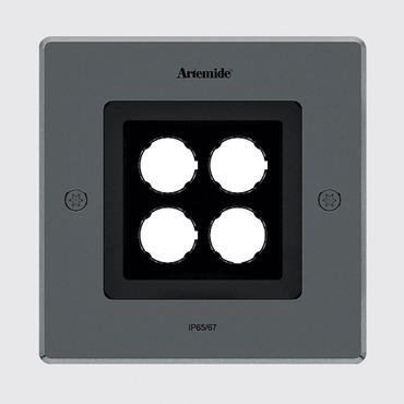 Ego 150 Wall Wash Outdoor Square Recessed Ground Light | Artemide at Lightology Ego 150 Wall Wash Outdoor Square Recessed Ground Light