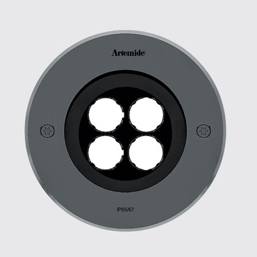 Ego 150 Round Drive Over 6X54Degree Recessed Light | Artemide at Lightology Ego 150 Round Drive Over 6X54Degree Recessed Light