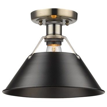 Orwell Semi Flush Ceiling Light | Golden Lighting at Lightology Orwell Semi Flush Ceiling Light