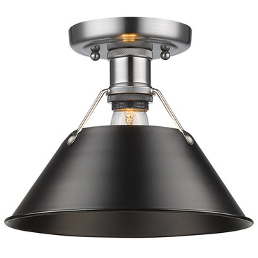 Orwell Semi Flush Ceiling Light | Golden Lighting at Lightology Orwell Semi Flush Ceiling Light