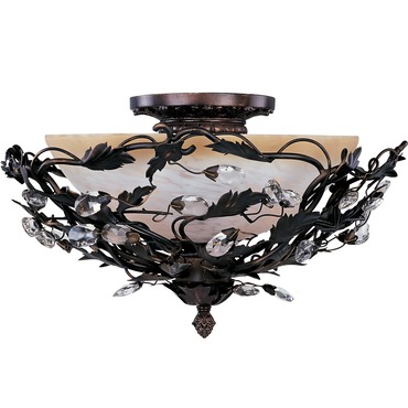 Elegante Ceiling Flush Light | Maxim Lighting at Lightology Elegante Ceiling Flush Light