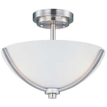 Deven Semi Flush Ceiling Light | Maxim Lighting at Lightology Deven Semi Flush Ceiling Light