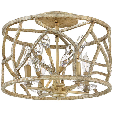 Eve Convertible Semi Flush Ceiling Light | Fredrick Ramond at Lightology Eve Convertible Semi Flush Ceiling Light