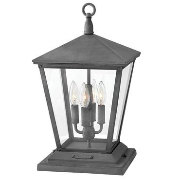 Trellis 120V Outdoor Pier Mount Lantern | Hinkley Lighting at Lightology Trellis 120V Outdoor Pier Mount Lantern