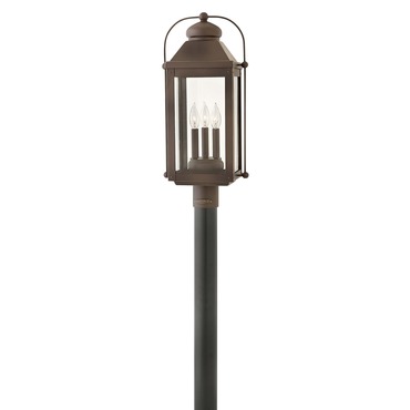 Anchorage 120V Outdoor Post / Pier Mount Lantern | Hinkley Lighting at Lightology Anchorage 120V Outdoor Post / Pier Mount Lantern