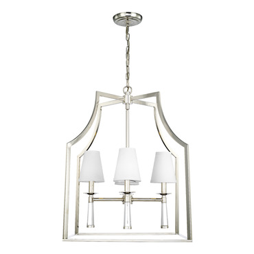 Baxter Open Frame Chandelier | Crystorama at Lightology Baxter Open Frame Chandelier