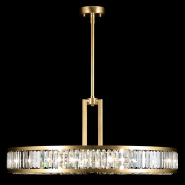 Crystal Enchantment Round Pendant | Fine Art Handcrafted Lighting at Lightology Crystal Enchantment Round Pendant
