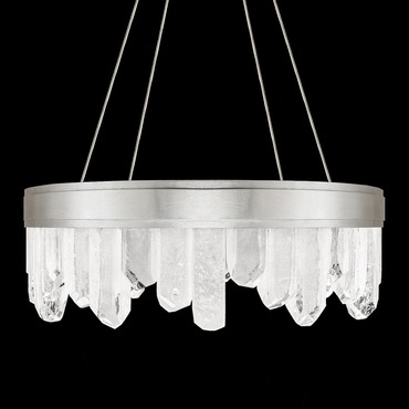 Lior Short Crystals Reversible Pendant | Fine Art Handcrafted Lighting at Lightology Lior Short Crystals Reversible Pendant