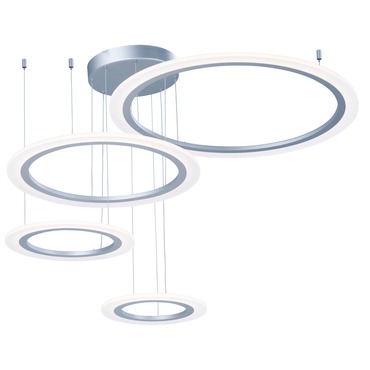 Saturn II 4 Light Pendant | Et2 at Lightology Saturn II 4 Light Pendant