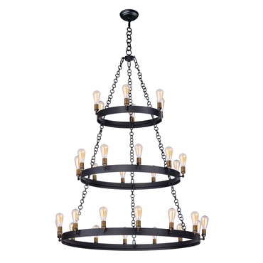 Noble Tier Chandelier | Maxim Lighting at Lightology Noble Tier Chandelier