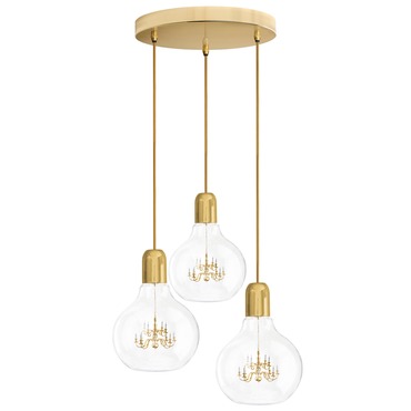 King Edison Trio Pendant | Mineheart at Lightology King Edison Trio Pendant
