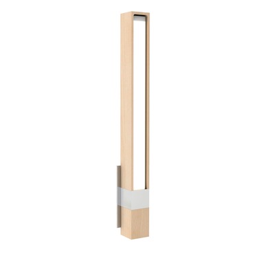 Tie Stix Wood Vertical Fixed Warm Dim Wall Light