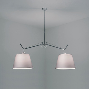 Tolomeo Double Shade Suspension | Artemide at Lightology Tolomeo Double Shade Suspension
