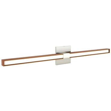 Tie Stix Wood Fixed Warm Dim Wall Light