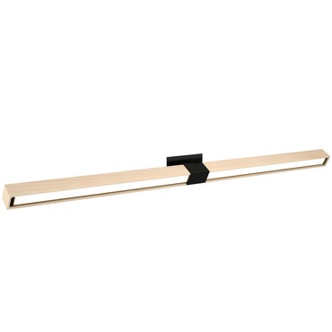 Tie Stix Wood Linear Adjustable Wall Light