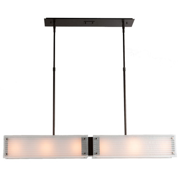 Textured Glass Linear Pendant | Hammerton Studio at Lightology Textured Glass Linear Pendant