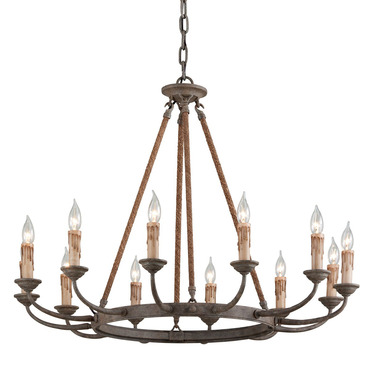 Cyrano Chandelier | Troy Lighting at Lightology Cyrano Chandelier