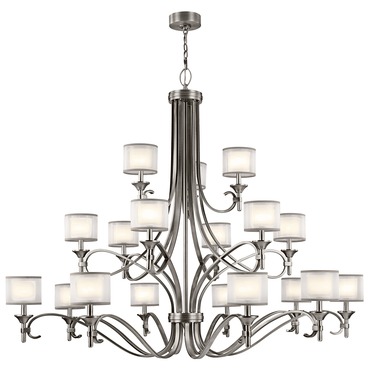 Lacey 18 Light Grand Chandelier | Kichler at Lightology Lacey 18 Light Grand Chandelier