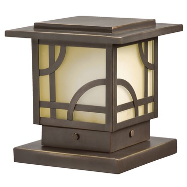 12V Larkin Estates Deck Post Light | Kichler at Lightology 12V Larkin Estates Deck Post Light