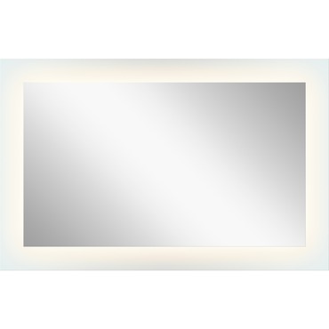 Four Sided Edge Lit Mirror | Elan at Lightology Four Sided Edge Lit Mirror