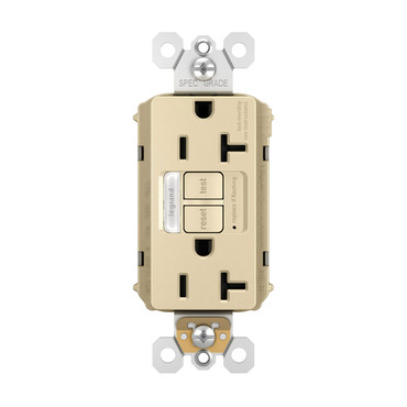 20 Amp Tamper Resistant GFCI Outlet with Night Light