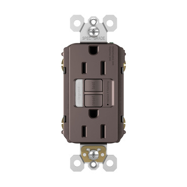 15A Tamper-Resistant GFCI Outlet with Night Light