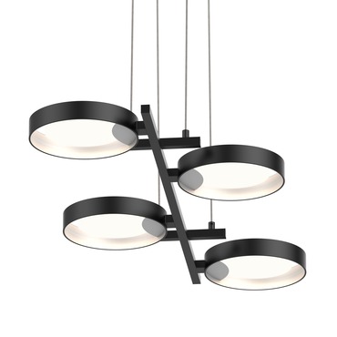 Light Guide 4 Ring Pendant | SONNEMAN - A Way of Light at Lightology Light Guide 4 Ring Pendant