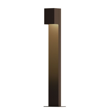 Box Outdoor Bollard 12V | Sonneman at Lightology Box Outdoor Bollard 12V