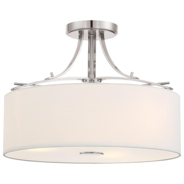 Poleis Ceiling Semi Flush Light | Minka Lavery at Lightology Poleis Ceiling Semi Flush Light