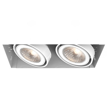 4IN MR16 GU10 Multiples 2LT Trimless with Remodel Housing