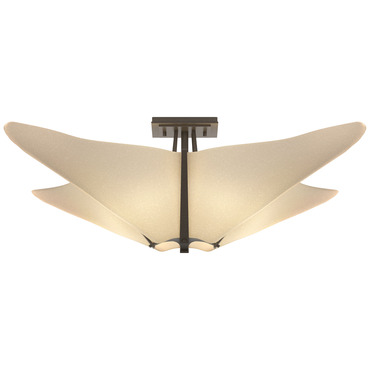 Kirigami Semi Flush Ceiling Light | Hubbardton Forge at Lightology Kirigami Semi Flush Ceiling Light