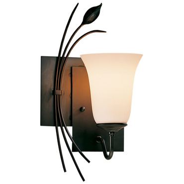 Forged Leaf Wall Sconce | Hubbardton Forge at Lightology Forged Leaf Wall Sconce