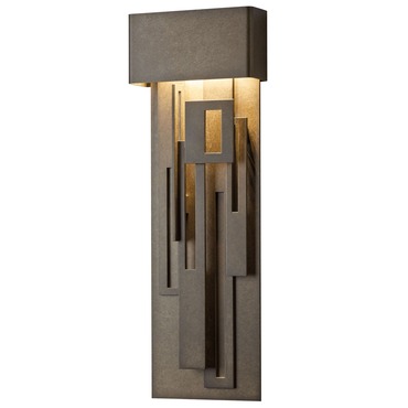 Collage Dark Sky Outdoor Wall Sconce | Hubbardton Forge at Lightology Collage Dark Sky Outdoor Wall Sconce