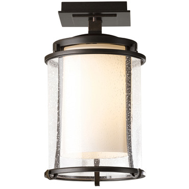 Meridian Outdoor Semi Flush Ceiling Light | Hubbardton Forge at Lightology Meridian Outdoor Semi Flush Ceiling Light