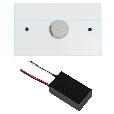 60W 12VAC Electronic Transformer with Rectangle Canopy