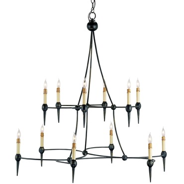 Danielli Chandelier | Currey and Company at Lightology Danielli Chandelier