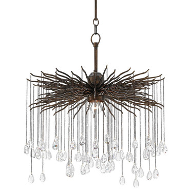 Fen Chandelier | Currey and Company at Lightology Fen Chandelier