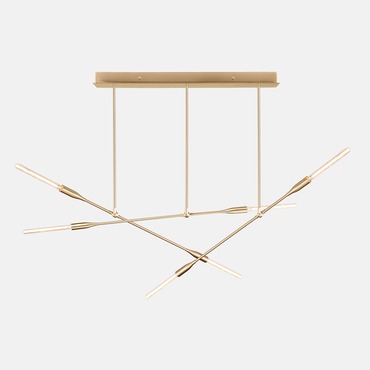 Sorenthia Triple Chandelier | Studio Dunn at Lightology Sorenthia Triple Chandelier